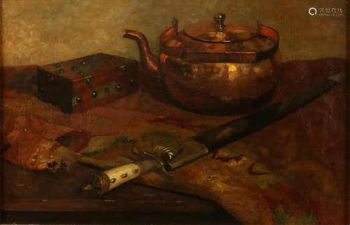 Henk Jaspers. 1947. 1905 - 1977. Still life with copper