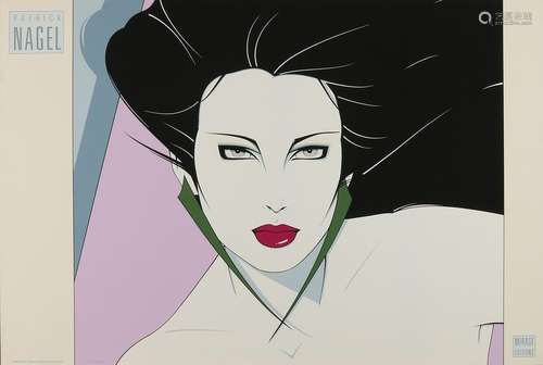 Patrick Nagel. Lady. 1945 - 1984 U.S.A. Dumas mirage