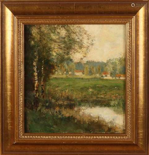 Louis Willem van Soest. 1867 - 1948. Landscape with