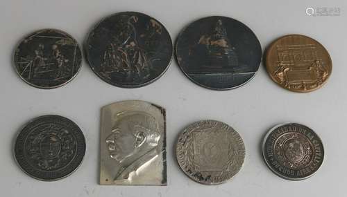 Lot 8 various medals including: 1x Baldormero Sommer