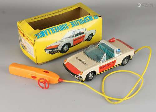 Daiya Japanese tin toys Porsche Targa. Rijkspolitie