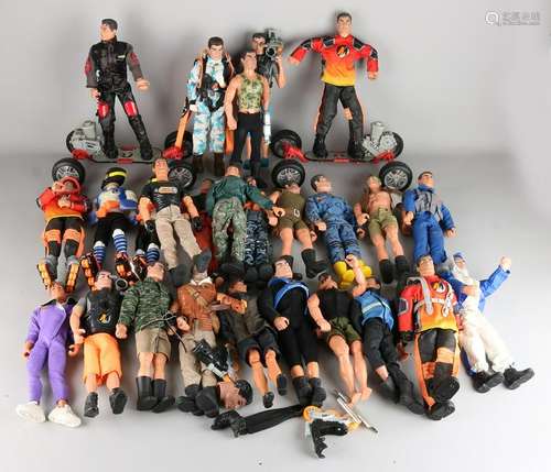 Large lot divers toys. Action figures. Second half 20th