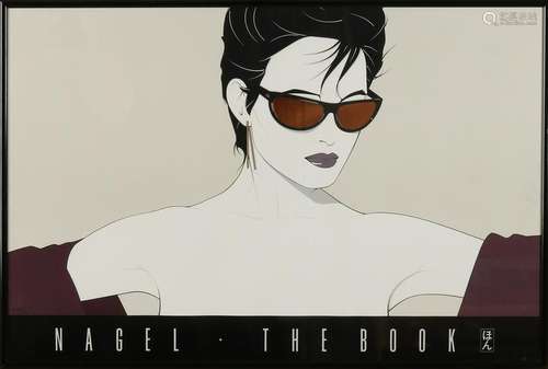 Patrick Nagel. 1945 - 1984 U.S.A. Lady with sunglasses.