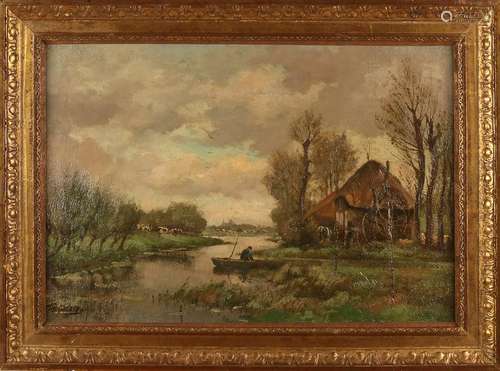 Cutter? Circa 1900. Polder Face with fishermen and