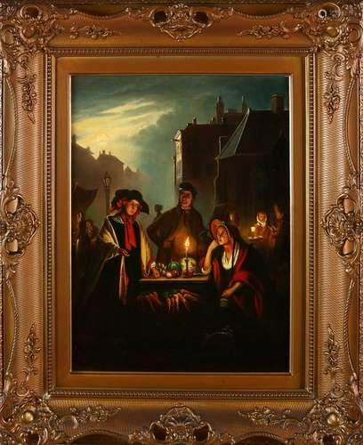 J.P. Ferryman. 1895 - 1971. Romantic candlelit night