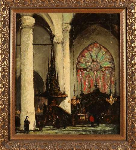 Antoni Fran Elco. 20th century. Church interior with