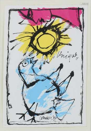 Guillaume Corneille '97. 1922 - 2010 Dove with sun.