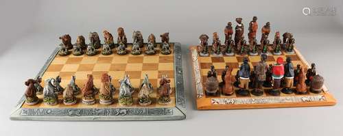 Twice South Africa. Cutter Company. Chess Playing with