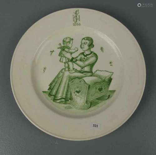 TELLER / WANDTELLER / plate, 1934 / 