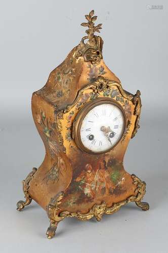 19th Century French St. Marti pendulum. Painted wood