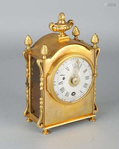 Early 19th century ormolu bronze officer clock with