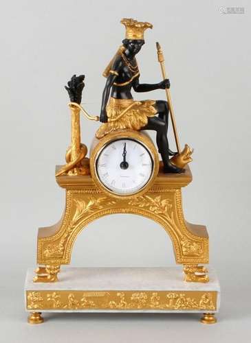 New Empire style clock 21th century female Moor