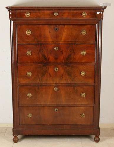 19th Century mahogany dresser chiffonnier. With