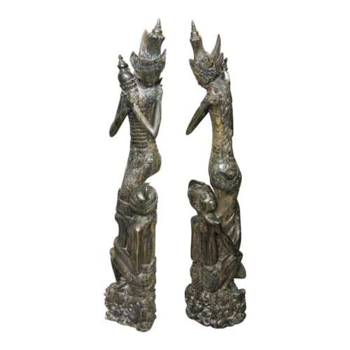 Figuren Skulptur aus Ebenholz, INDONESIEN, 20. Jh.…