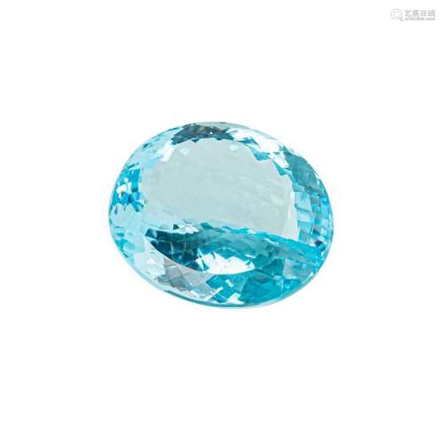 Loser, natürlicher Blautopas, 79,26 ct.,