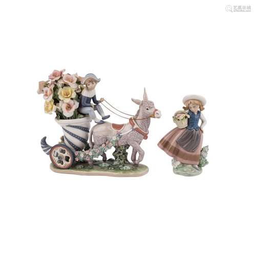 LLADRO 2 Figuren, 20. Jh..