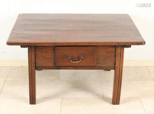 19th Century antique French cherry wood table with