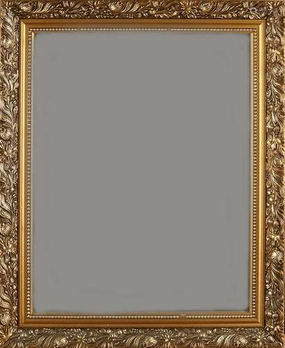 Old gold-colored faceted mirror. 20th century. Size: 63