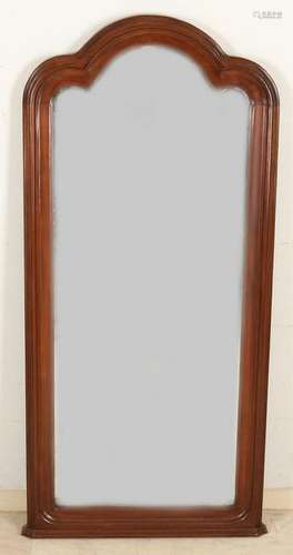 19th Century mahogany Biedermeier mirror. Circa 1870.