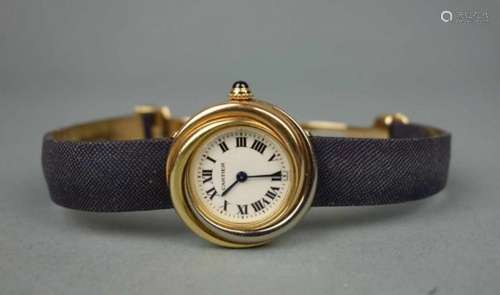 DAMEN ARMBANDUHR - CARTIER TRINITY / ladys wristwatch, Quartz-Uhr, 1998, Manufaktur Cartier /