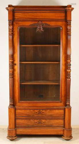 Large 19th century mahogany Louis Philippe cabinet.