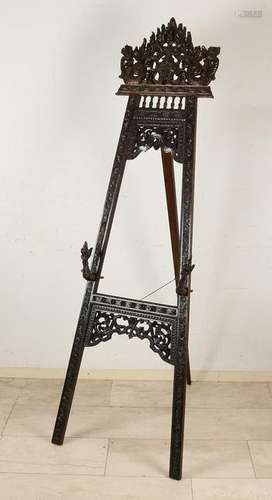 19th Century colonial timber inserted easel with