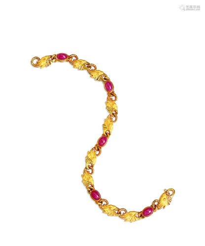 卡瑞拉·卡瑞拉设计 「大象」红宝石手链