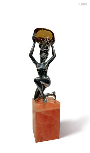 卡瑞拉·卡瑞拉设计 烟晶「女神」宝石雕塑