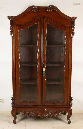 Large Louis Philippe-style cabinet with shelves and