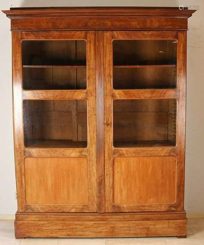 Large removable mahogany bookcase. 19th Century with