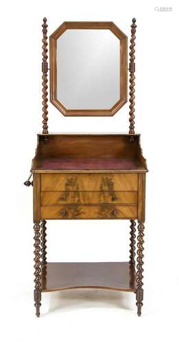 English dressing table. Mahogany and veneer.