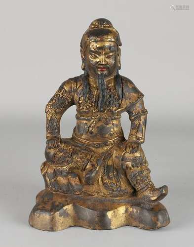 Old / antique Chinese bronze figure. Size: H 21.5 cm.