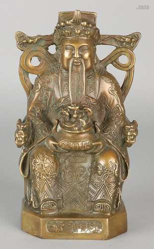 Ancient Chinese bronze emperor. 21st century. Bottom