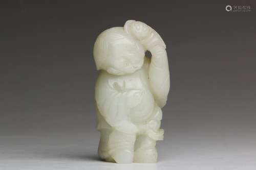 Qing dynasty hetian jade ornament