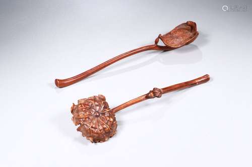 Old huangyang wood ruyi ornament  for 2