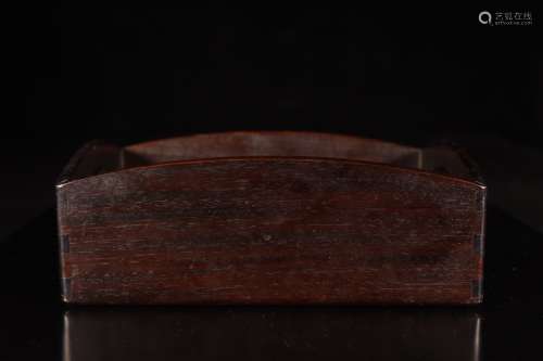 Qing dyansty zitan wood plate