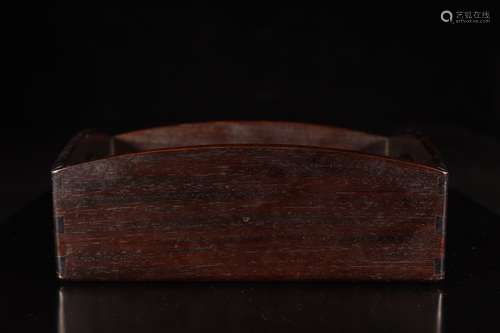 Qing dyansty zitan wood plate