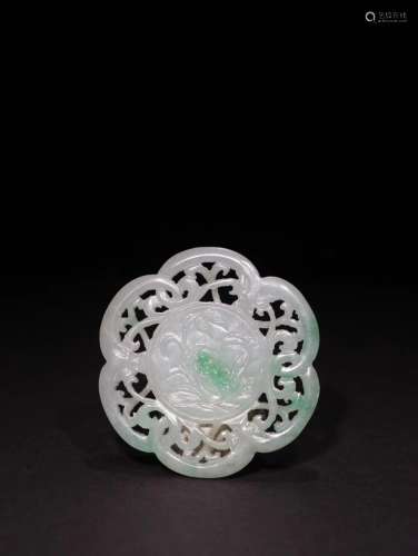 Late Qing dynasty jade pendent