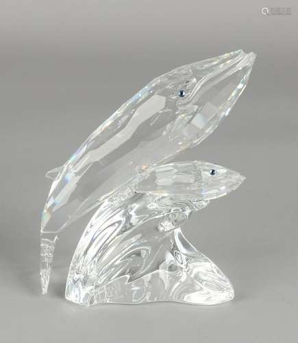 Swarovski piece year 1992, whales (164,614) from the