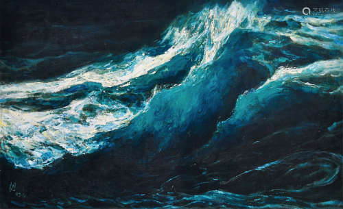 雷坦 1993年作 海威 布面油画