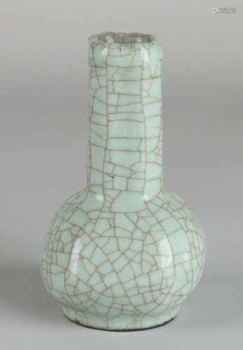 Old / antique Chinese porcelain celadon vase.