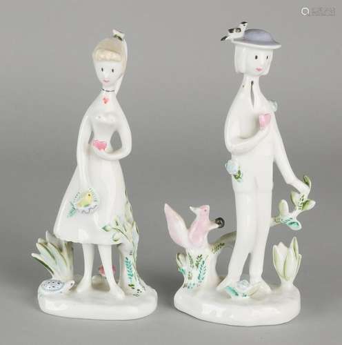 Two German Rosenthal porcelain figures. Studio Line.