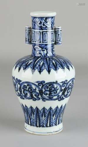 Ancient Chinese porcelain vase with branches decor and