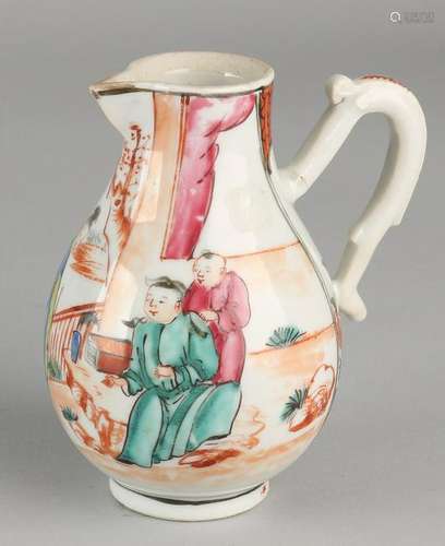 18th Century Chinese porcelain jug with Amsterdam 'Fur