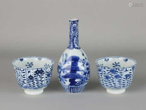 Three times antique Chinese porcelain. Two 18th century