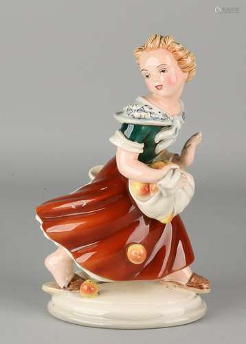 Antique Viennese ceramics FIG. Branded Keramos Wien.