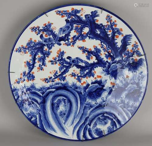 Very large 19th century Japanese porcelain decorative