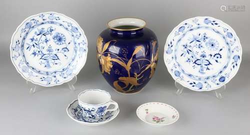 Six times diverse German porcelain. 20th century.