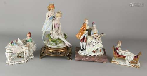 Four times old porcelain. Second half 20th century.