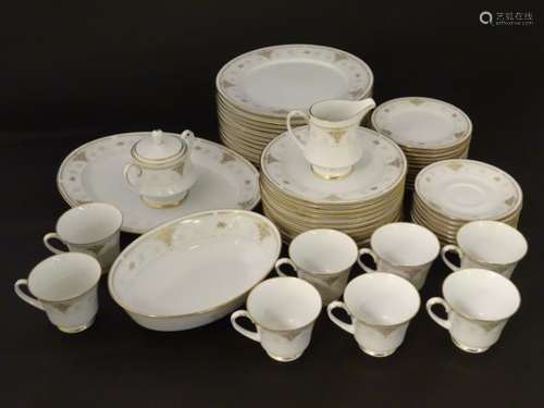 A quantity of Noritake tea and dinner wares in the pattern Highclere,